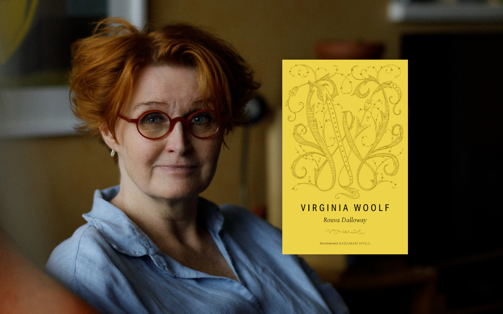 Kaijamari Sivill ja Rouva Dalloway. Kuvaaja Eetu Linnankivi