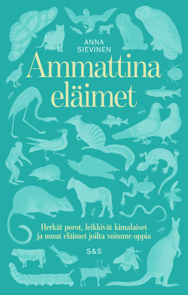 Anna Sievinen: Ammattina eläimet – Herkät porot, leikkivät kimalaiset ja muut eläimet joilta voimme oppia